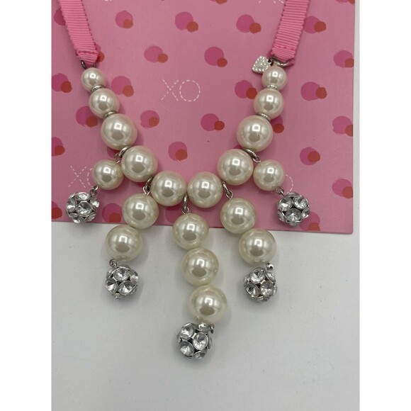 Stella & Dot Girls Olive Pearl Bob & Bracelet Set New - Picture 4 of 9